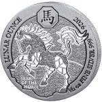 NEU* 1/12 oz Ruanda 2026 BU - PFERD - LUNAR OUNCE - JAHR...