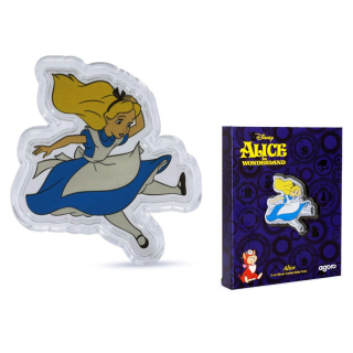 ADVENTSANGEBOT** 2 oz Niue 2025 Proof - ALICE im WUNDERLAND - Disney Alice in Wonderland - 4. Ausgabe serie ALICE - silber 3 NZ$ - NZ Mint/Agoro
