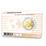 2 Euro Coincard (FI/SE) Finnland 2025 Staatsbesuche...