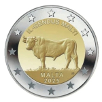 2 Euro Malta 2025 BU Maltesischer Ochse bfr