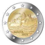 2 Euro Malta 2025  BU Mdina bfr