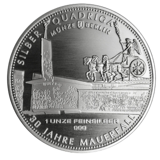 1 Unze Silber Germania Quadriga 2019  999,99