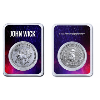NEU* JOHN WICK 1 oz Round Continental Coin TEP Coin Card - Angebotdauer nur 5 Tage !