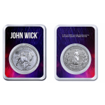 NEU* JOHN WICK 1 oz Round Continental Coin TEP Coin Card...