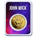 NEU* JOHN WICK 1 oz GOLD Continental Coin TEP Coin Card