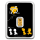 0,5 g GOLD - PEANUTS SNOOPY - 75 Jahre Peanuts