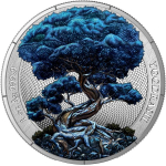 NEU* 4 x 1 oz Silber Germania 2025 COLOR - YGGDRASIL BAUM des LEBENS / TREE of LIFE - SOMMER HERBST WINTER FRÜHLING - Serie Mystischer Wald - Mythical Forest  - Germania Mint