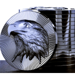NEU* 1 oz USA 2025 BU Silber Stacker - EAGLE / ADLER -...