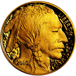 AURINUM*TOP*ANGEBOT** 1 oz GOLD USA 2010 Proof - American BUFFALO & Indianer - 50 $