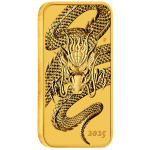 NEU* 1 oz Gold Australien 2025 BU DRACHE RECTANGULAR...