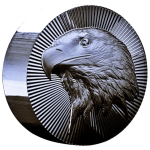 NEU* 5 oz USA 2025 BU Silber Stacker - EAGLE / ADLER -...