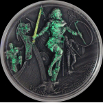 2 oz Niue 2021 Antique UV-Effekt  - FREYDIS Eiriksdottir...