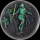 2 oz Niue 2021 Antique UV-Effekt  - FREYDIS Eiriksdottir Wikinger Kriegerin / Nordic Warrior - Silber Antique Finish - Serie Wikinger