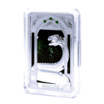 1 oz Niue 2025 Proof - HARRY POTTER BASILISK in der KAMMER des SCHRECKENS - Magische Kreaturen  - silber Rectangle color - 2 NZ$