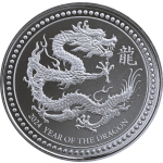 NEU** 1/2 oz Samoa 2024 BU - DRACHE / DRAGON  - JAHR des...