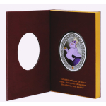 1 oz Niue 2025 - URSULA - Disney Villains Schurken - mit Edelsteinchen / Gemstone - 1 Unze Silber coloriert 2 NZ$