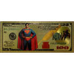 NEU ** Goldfolie SUPERMAN - 24-Karat Vergoldung -...