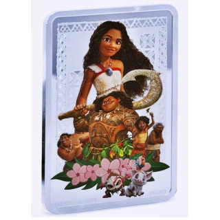 1 oz Niue 2025 Proof - MOANA - VAINA - Polynesische Kultur - silber rectangle color - 2 NZ$