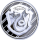 NEU* 1 oz USA 2025 Silber Round - HARRY POTTER  Haus SLYTHERIN