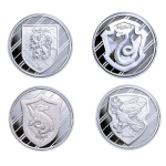 NEU* 4 x 1 oz USA 2025 SET Silber Round - HARRY POTTER...