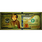 NEU ** Goldfolie - MARYLIN MONROE Superstar - 24-Karat...