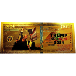 NEU ** Goldfolie - DONALD TRUMP FIGHT FIGHT FIGHT -...