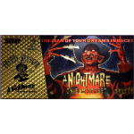 NEU ** Goldfolie - Freddy Krueger Nightmare Elm Street -...