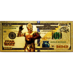 NEU ** Goldfolie C3P0 Star Wars - 24-Karat Vergoldung -...