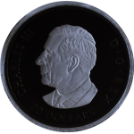 1 oz Kanada 2025 Maple Leaf Matt Proof - ELEGANT MAPLE Black Rhodium - 20 $