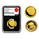 1,2 g GOLD Niue 2025 NGC-PF70 - COCA - COLA Bottle Cap - FDI 1st Day Issue