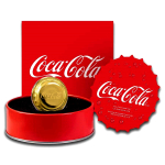 1,2 g GOLD Niue 2025 Proof - COCA - COLA Bottle Cap - 8$...
