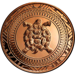 NEU** 1 oz Copper Round DELAWARE INDIAN NATION "...