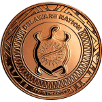 NEU** 1 oz Copper Round DELAWARE INDIAN NATION "...