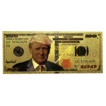 NEU ** Goldfolie - DONALD TRUMP 2024  - 24-Karat...
