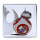 1 oz Medaillon 2025 Proof - STAR WARS Star Wars™ REY vs  BB-8 Episches Duell - Doppelseitiges Motiv - Silber - Epische Kämpfe des Star Wars Universums