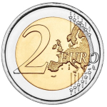 2 Euro Luxemburg 2025 bfr 75. Jahrestag der Schuman-Erklärung