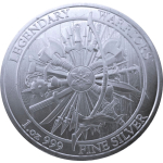 NEU* 1 oz Silber Round 2025 Antique - SITTING BULL - Legendäre Krieger Legendary Warriors - Native American - Berühmter Kriegshäuptling