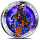NEU** 1 oz Silber Round 2025 COLOR - STIER / BULLE / BULL -  ZOMBUCKS Zombie Apokalypse - Die Untoten der Kommenden Apokalypse (7) - 75 Zombucks