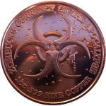 NEU** 1 oz Kupfer/Copper Round 2025 BU - STIER / BULLE /...