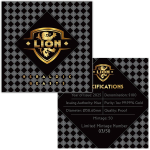 1 oz Gold Niue 2025 Proof - Der Mächtige LÖWE / LION - HERALDIC BEASTS (2) -  Sonderedition - Gold 100 NZ$