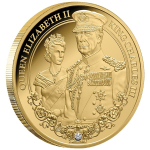 1 oz Gold Niue 2025 Proof - Queen Elizabeth II &...