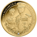 1 oz Gold Niue 2025 Proof - Queen Elizabeth II &...