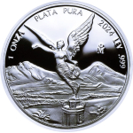 1 oz Mexico 2024 LIBERTA - SIEGESGÖTTIN - Silber 1 Onza