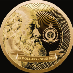 NEU* 1/10 oz Gold Niue 2025 Prooflike -MEDIZIN - VIVAT HUMANITAS - Der Eid des Hippokrates Primum non nocere - Errungenschaften der Menschheit - 10 $