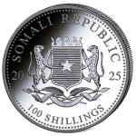 NEU* 1 oz Somalia Elefant 2025 MOTIV 2026 - Privy ANA Oklahoma City - Serie African Wildlife - ELEFANTENMOTIV 2026 - Box + Zertifikat
