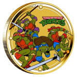 13,5 g Basismetall Tuvalu 2025 Color Coin Card - TEENAGE...