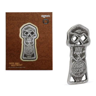 LETZTER*Top*Angebot*  2 oz Niue 2025 antique - GOONIES SKELETON  KEY / SKELETT - silber 3 NZ$ - NZ Mint Agoro