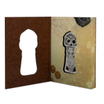 2 oz Niue 2025 antique - GOONIES SKELETON  KEY / SKELETT - silber 3 NZ$ - NZ Mint Agoro