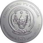 1 oz Ruanda 2017 BU - SANTA MARIA - Nautical Ounce - Silber 50 RWF O-Folie