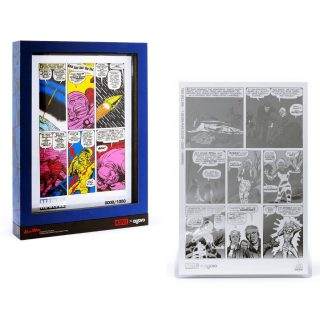 1 oz Niue 2025 Proof - Die FANTASTISCHEN VIER #1 The Fantastic Four #1 - COMIX ART in MOTION  - silber color 2 NZ$  - Ausgabe 1 !